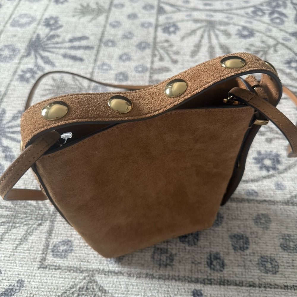 NWT Madewell Micro Bucket Tote with Studs